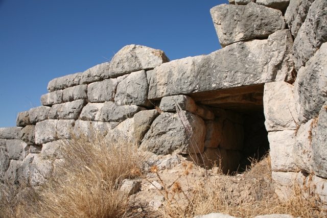 Kazarma - Main Mycenaean entrance gate to the citadel